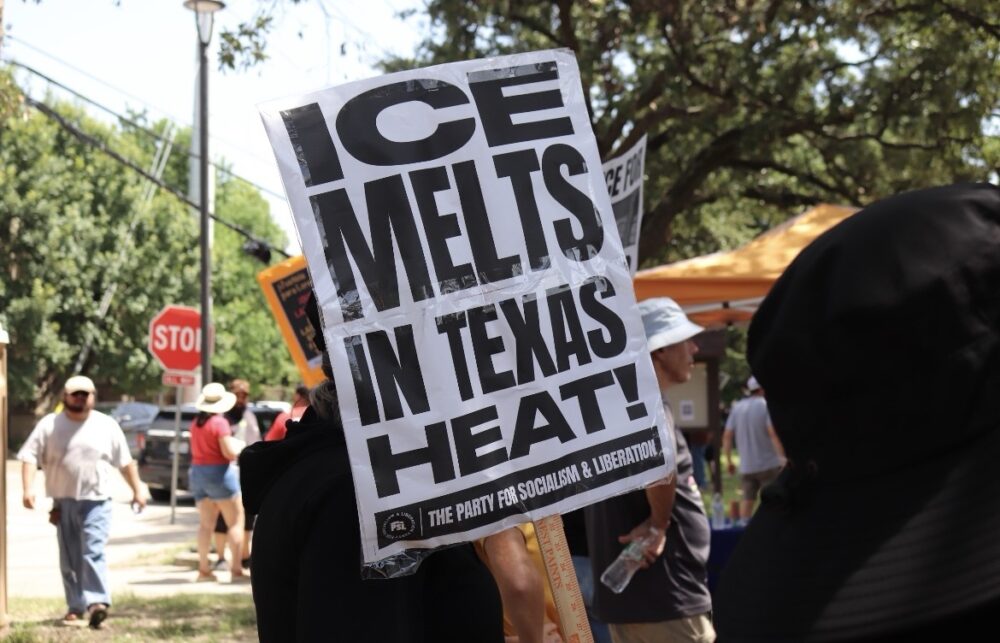 ICE Protest at Ervan Chew Park