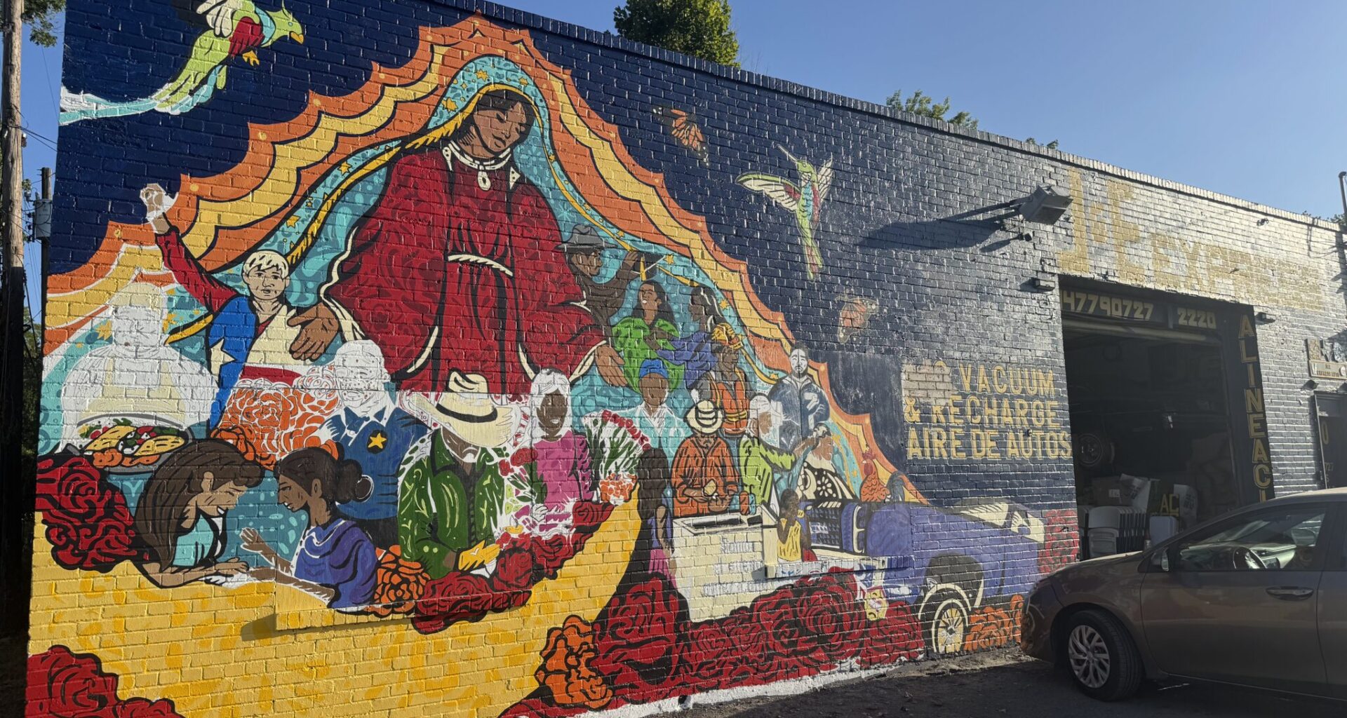 New mural depicting neighborhood community and culture nears completion in west Oak Cliff