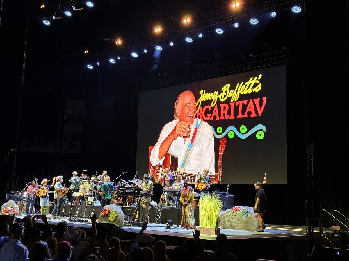 Jimmy Buffett’s Coral Reefer Band performed 29 songs of Buffett hits and rarities Saturday, July 25 at Dickies Arena in Fort Worth.