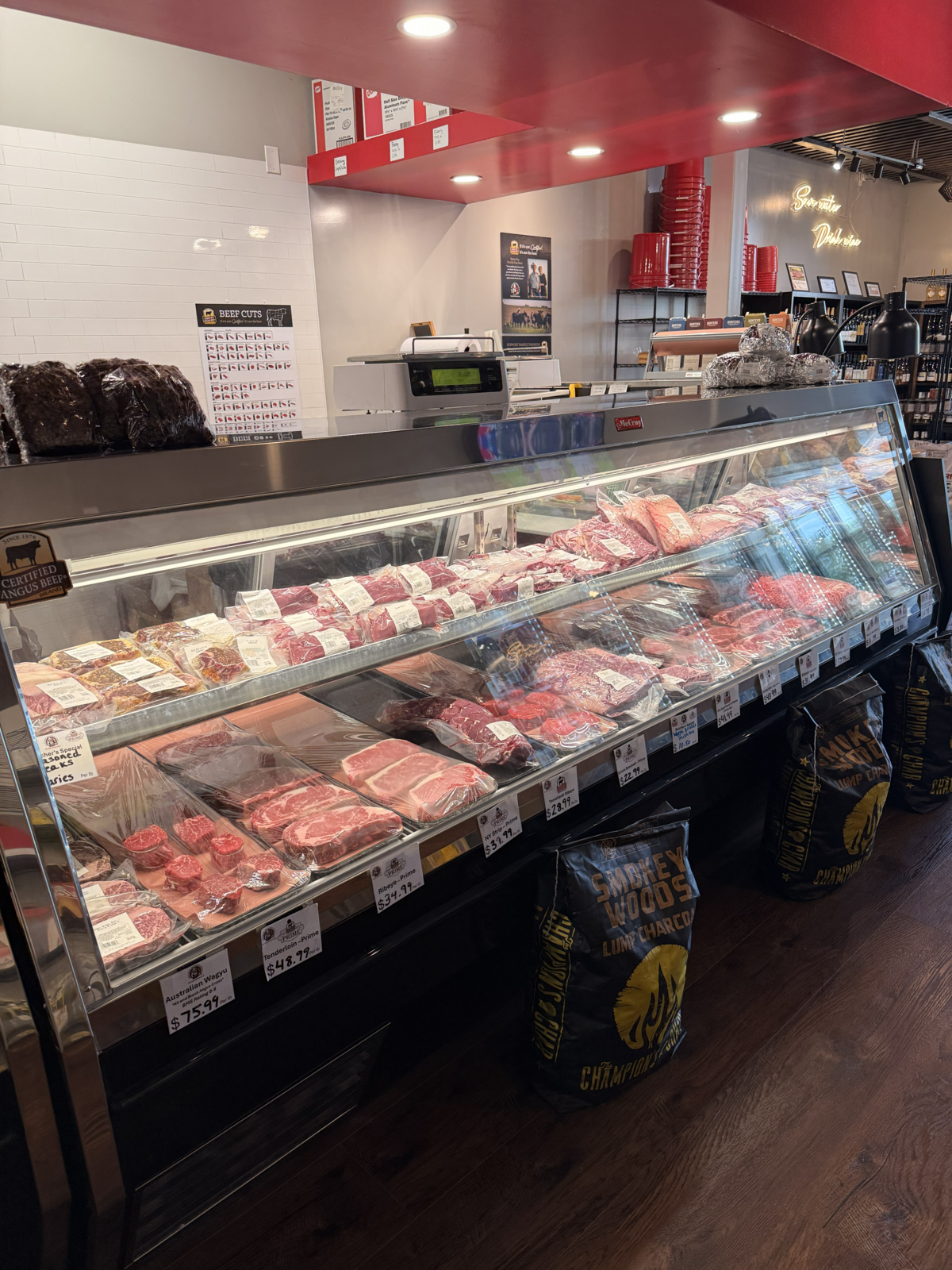 The Colleyville store has prime ribeye, New York strip steak, tenderloin, Australian wagyu and more.