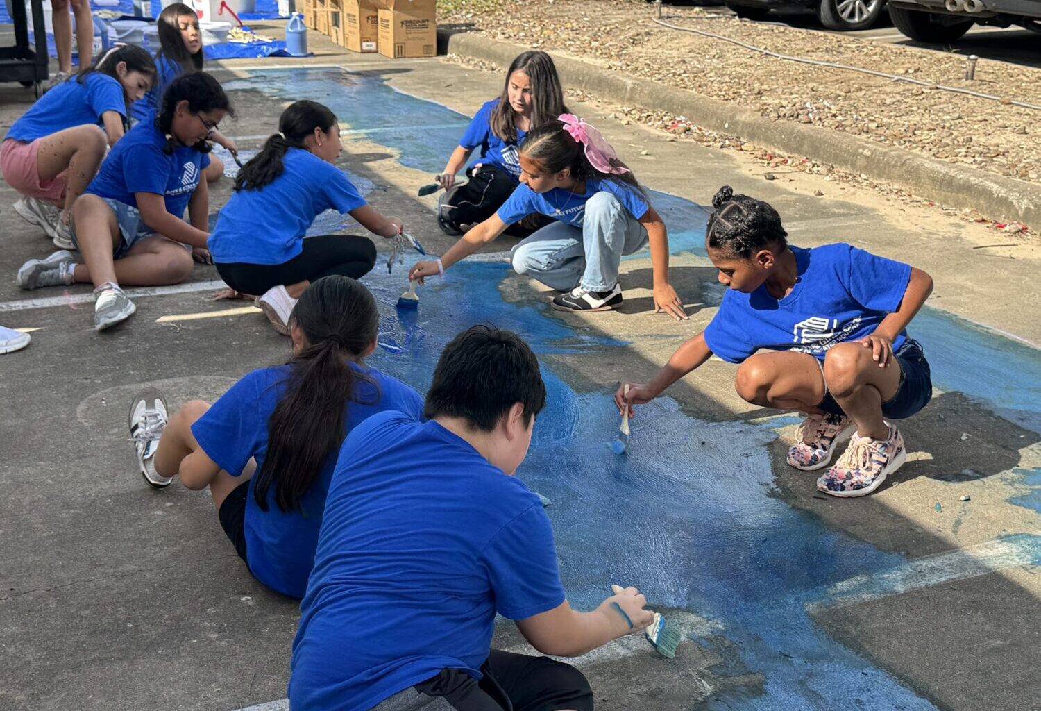 Boys and Girls Clubs Fourth of July Mural