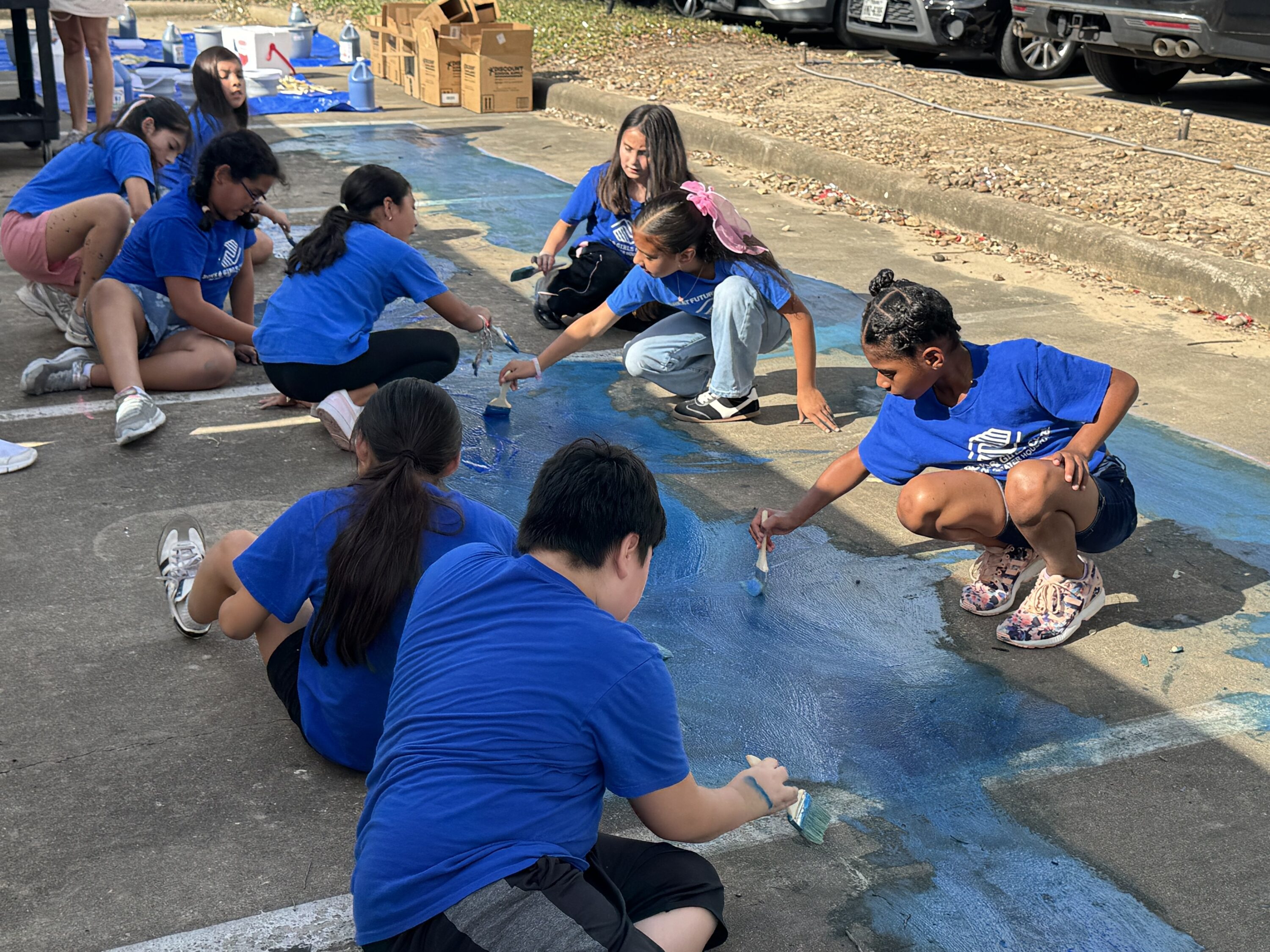 Boys and Girls Clubs Fourth of July Mural
