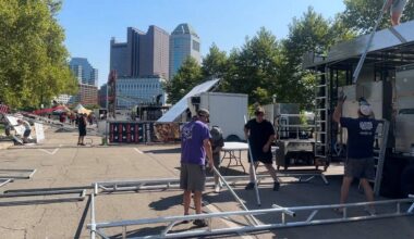 Barbecue crews and musicians prep for Jazz & Rib Fest