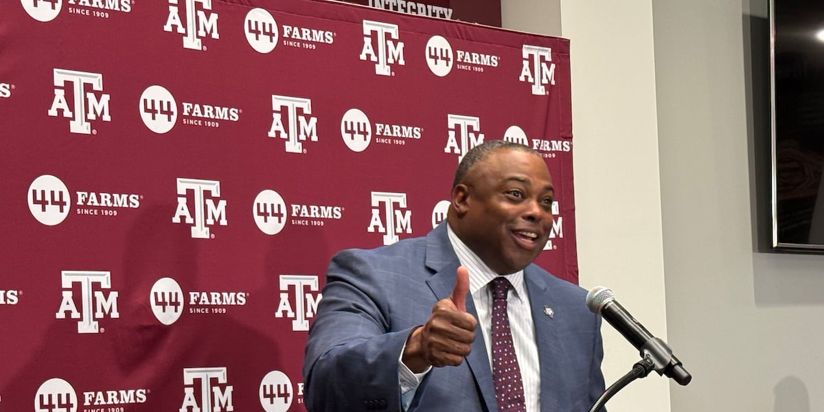 Texas A&M’s new Track & Field coach Leroy Burrell formally introduced to Aggieland