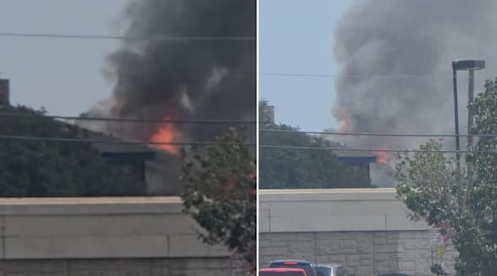 Dozens of crews responding to apartment complex fire on Northwest Side