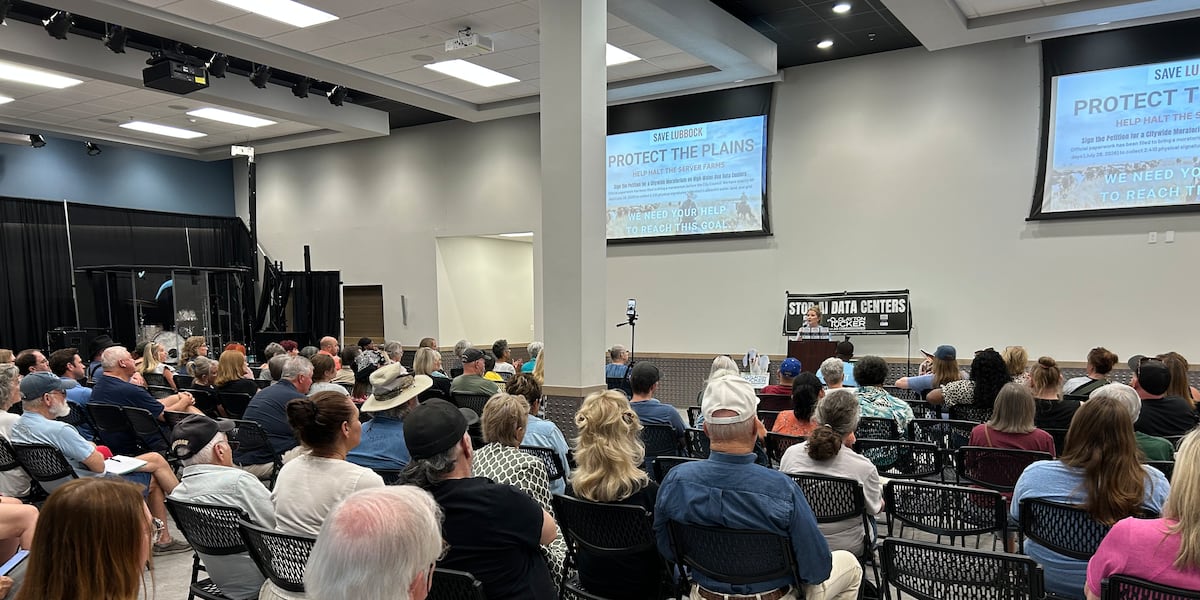 ‘Only organized people can beat organized money’: Lubbock groups rally against data center expansion