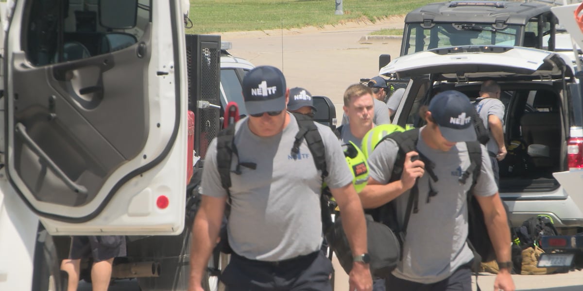 Nebraska Task Force 1 returns to Lincoln after helping Texas communities prepare for flooding