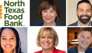 Photo collage of North Texas Food Bank new board members.