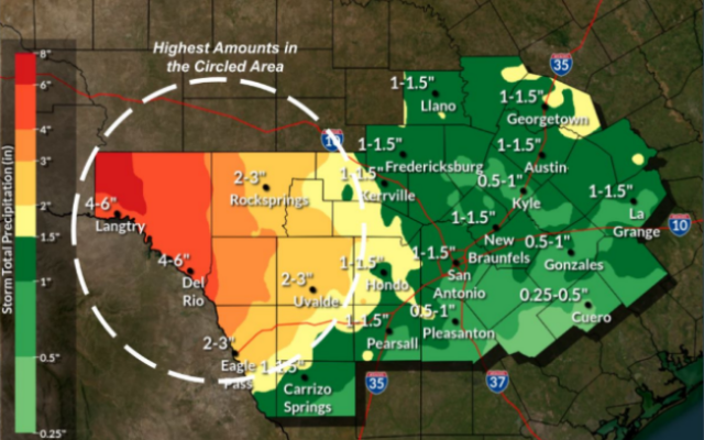 Heavy rain threat for San Antonio, Hill Country through Thursday