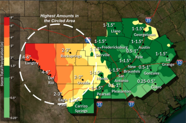 Heavy rain threat for San Antonio, Hill Country through Thursday
