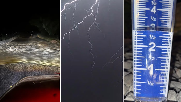 KSAT Connect: Viewers share photos of lightning, flooding in San Antonio area