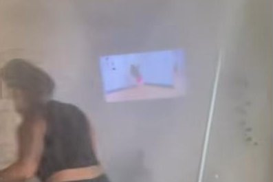 Watch: Pole dancing accident floods two Houston apartments