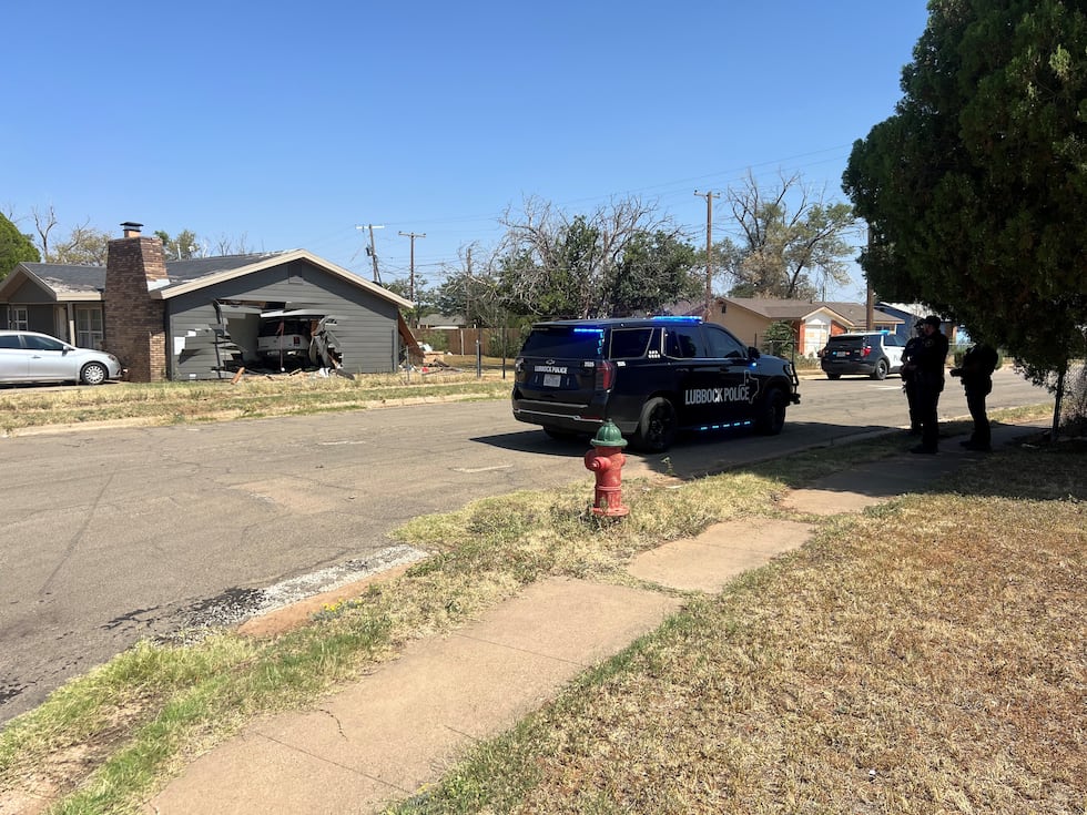 A vehicle drove into a house at 1700 block of East Colgate/300 block of North Aspen around...