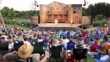 Shakespeare Dallas Park Audience