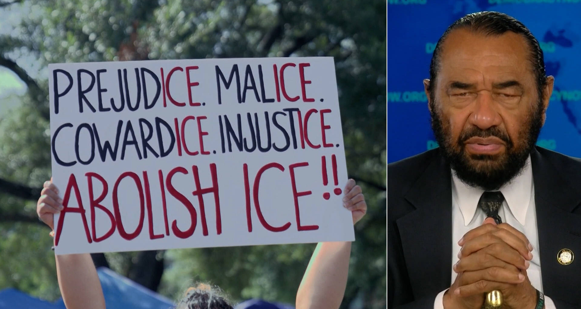 Texas Rep. Al Green Accuses Trump Admin of Attempting to Cover Up ICE Killings