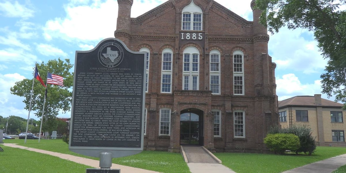 Mark in Texas History: Historic Shelby County jail receives state historical marker