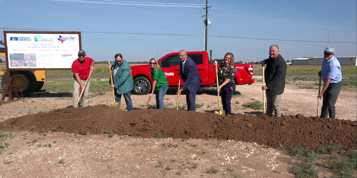 Lubbock breaks ground on Upland Ave. bond project in west side