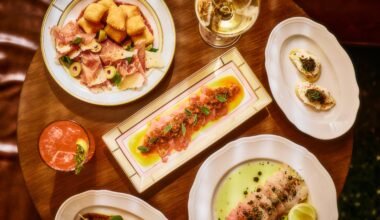 Cicchetti and crudo at Scilla