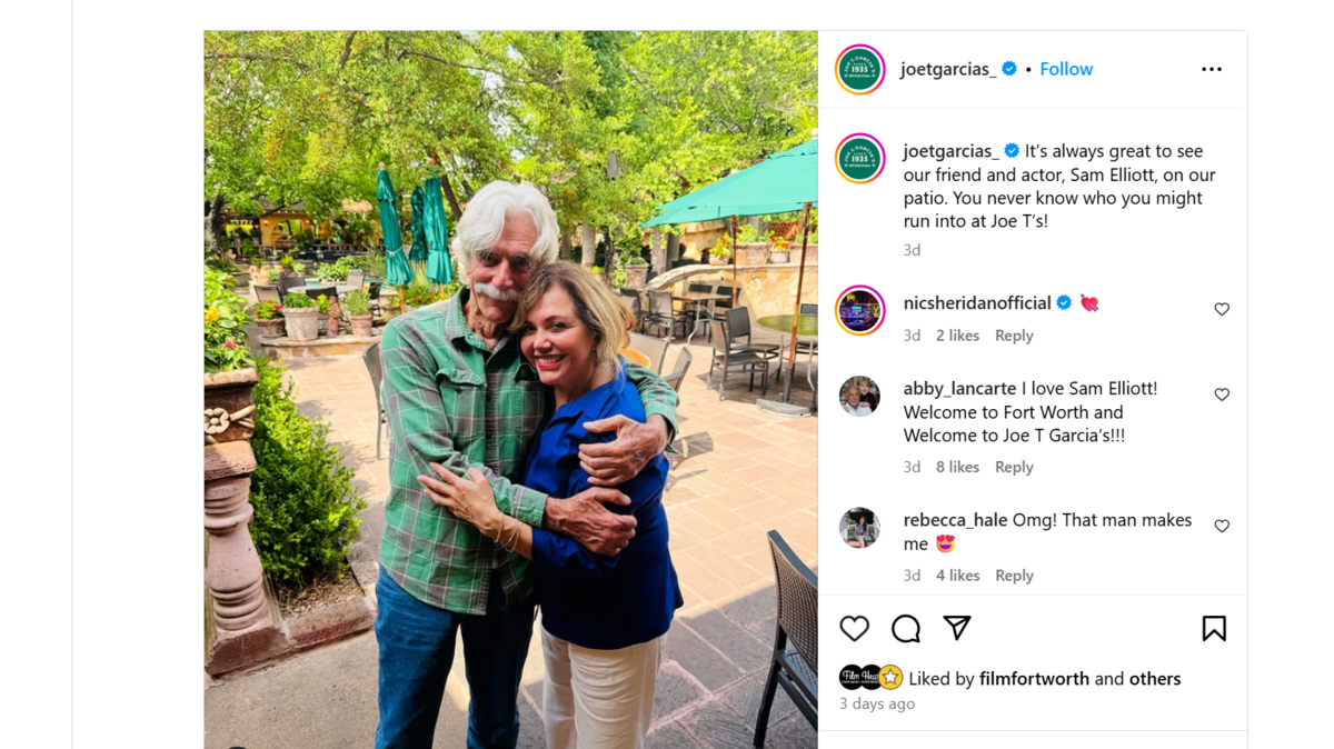 Celebrities at Joe T. Garcia's in Fort Worth Stockyards