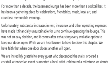 Fort Worth cocktail bar to close after decade of business