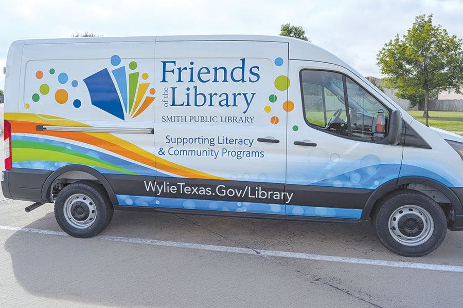 Library outreach van brings books to community