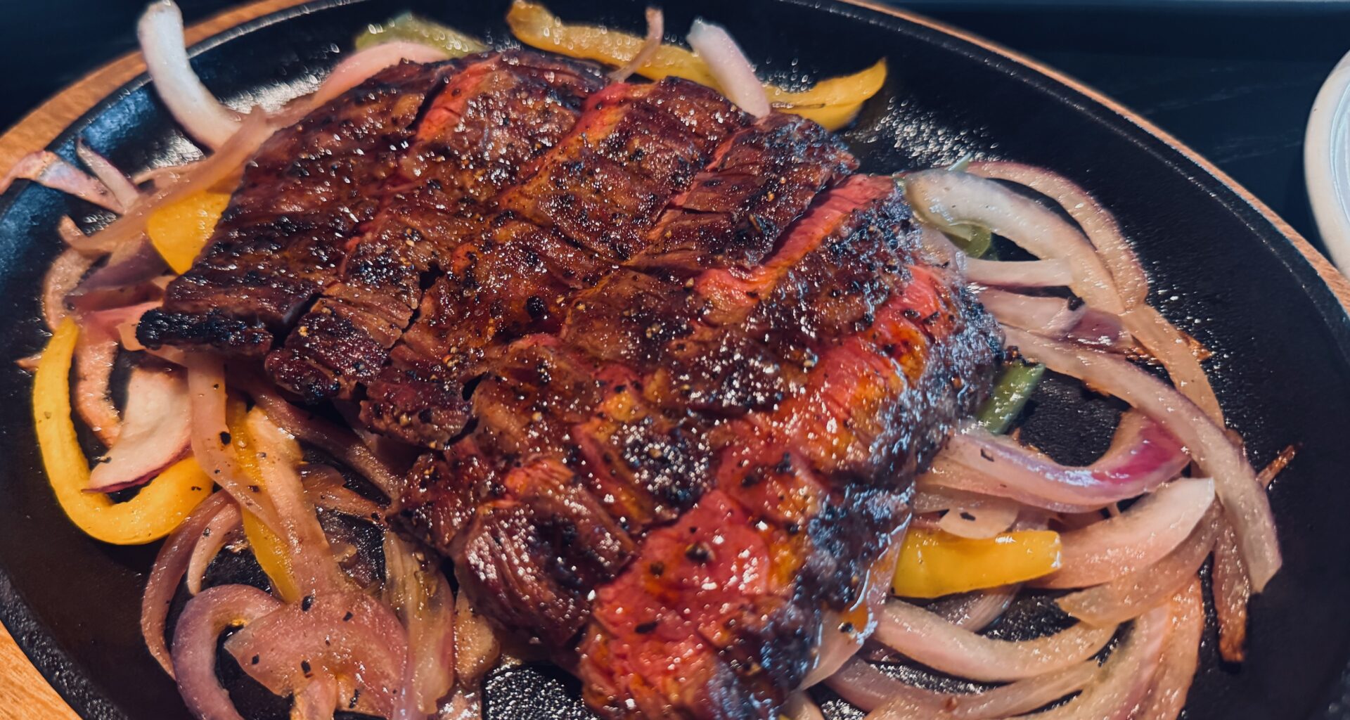 Beef fajitas at Seuno in Dallas.