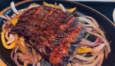 Beef fajitas at Seuno in Dallas.