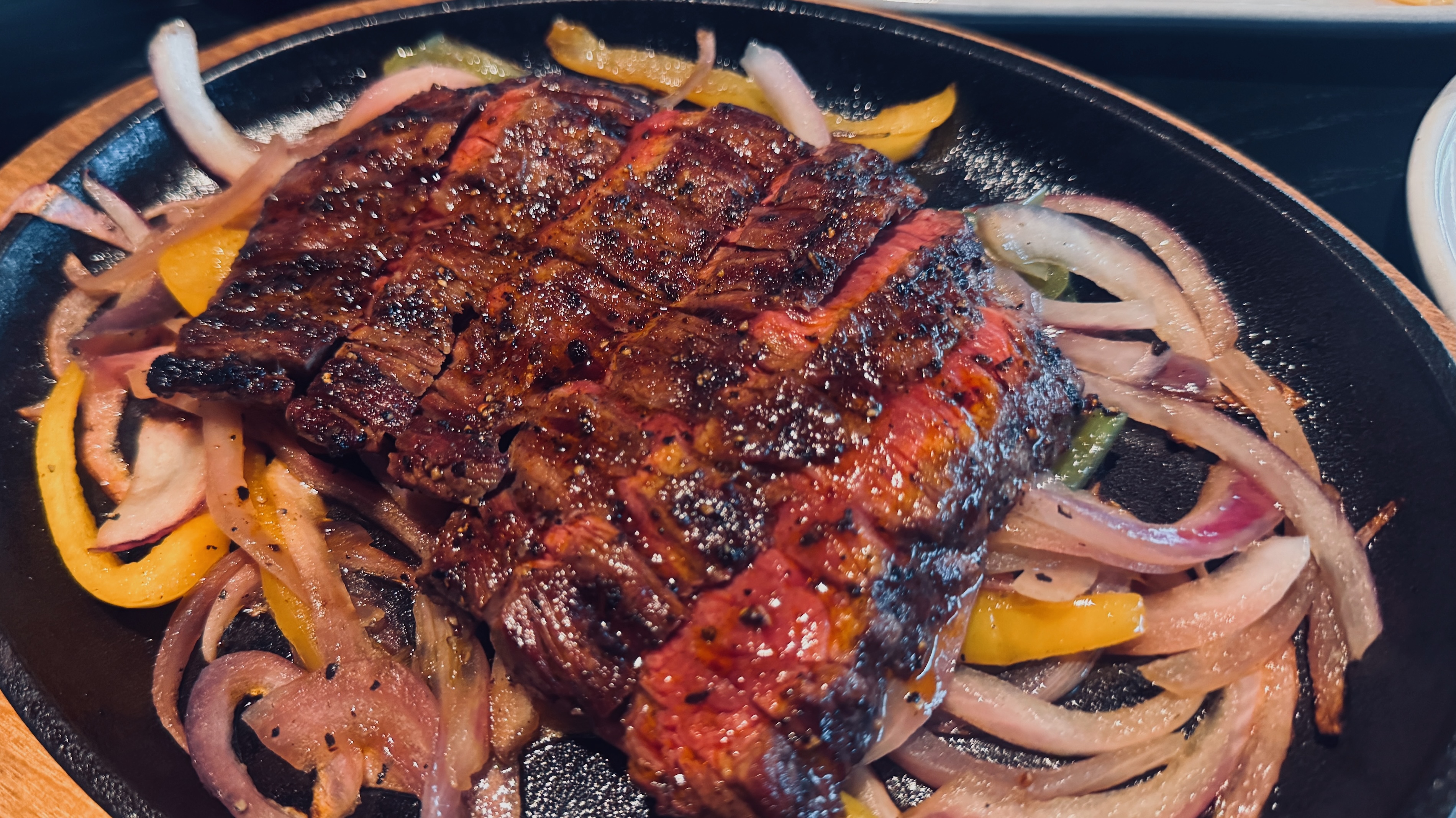 Beef fajitas at Seuno in Dallas.