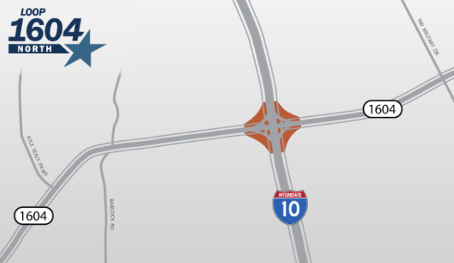 TxDOT announces multiple lane closures at Loop 1604 and I-10