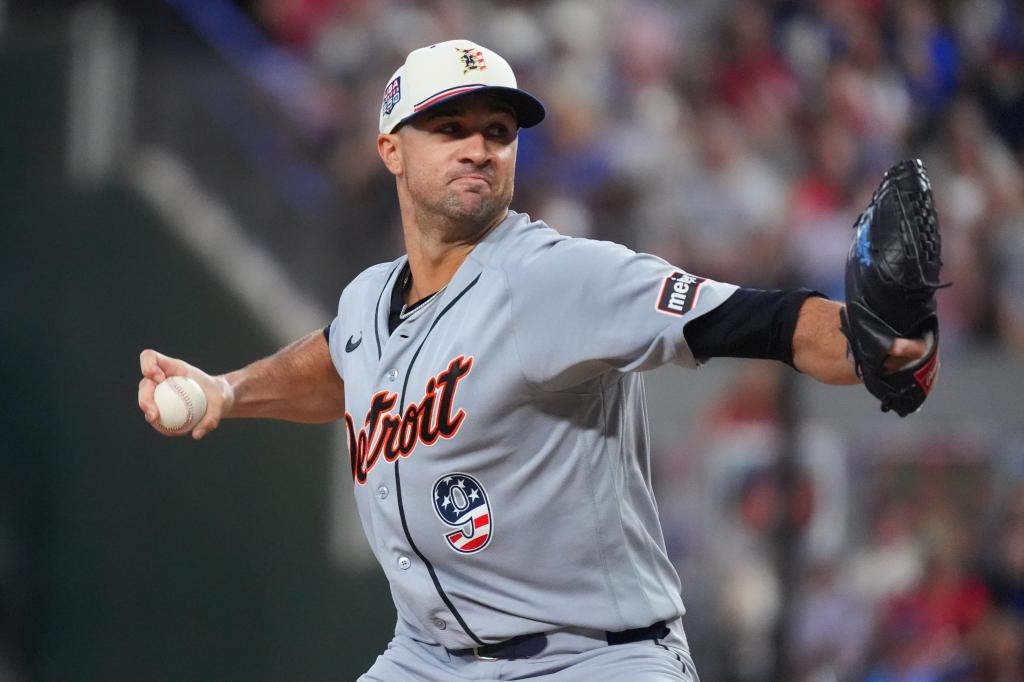 Greene homers in 1st inning and 3 Tigers pitchers combine on three-hit shutout win over Rangers – Macomb Daily
