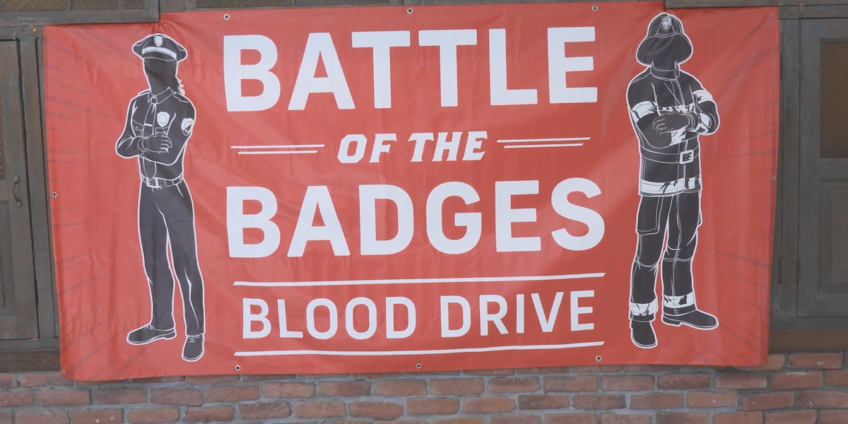 Battle of the Badges blood drive off to slow start in time of critical need