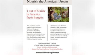 Catholic Charities of Lubbock joins national campaign to feed children this summer