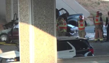 2-year-old among 3 killed in wrong-way crash; officer hurt pulling another child from flames