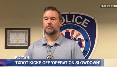 TxDOT, East Texas law enforcement target speeders through Labor Day