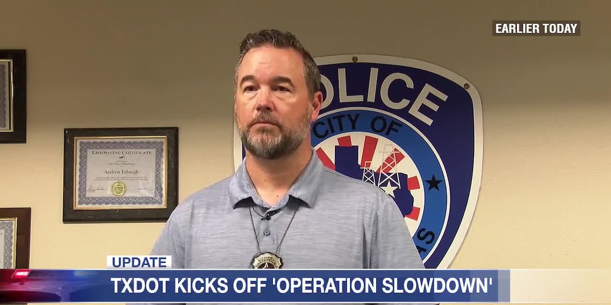 TxDOT, East Texas law enforcement target speeders through Labor Day