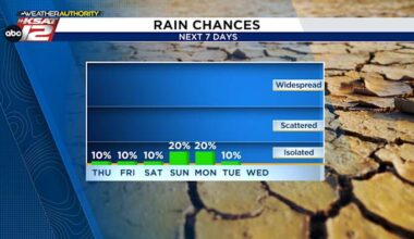 A lucky few could see a shower this holiday weekend