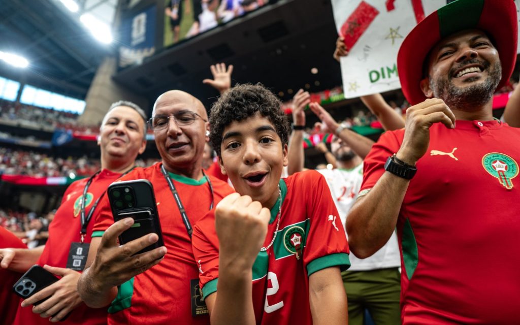 Morocco fans at 2026 world cup