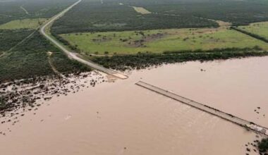 Bridge collapses in Uvalde County amid flooding on Nueces River, DPS footage shows