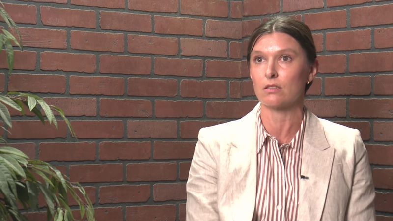 Julia Robin, the global head of infrastructure planning for Oracle, a company tied to the Project Jupiter. July 28, 2026. Credit: KFOX14/CBS4