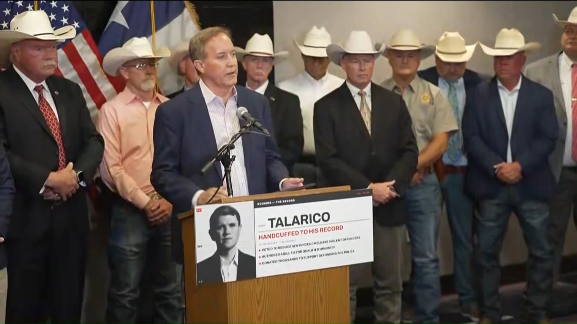 AG Paxton, State Rep. Talarico campaign in Fort Worth