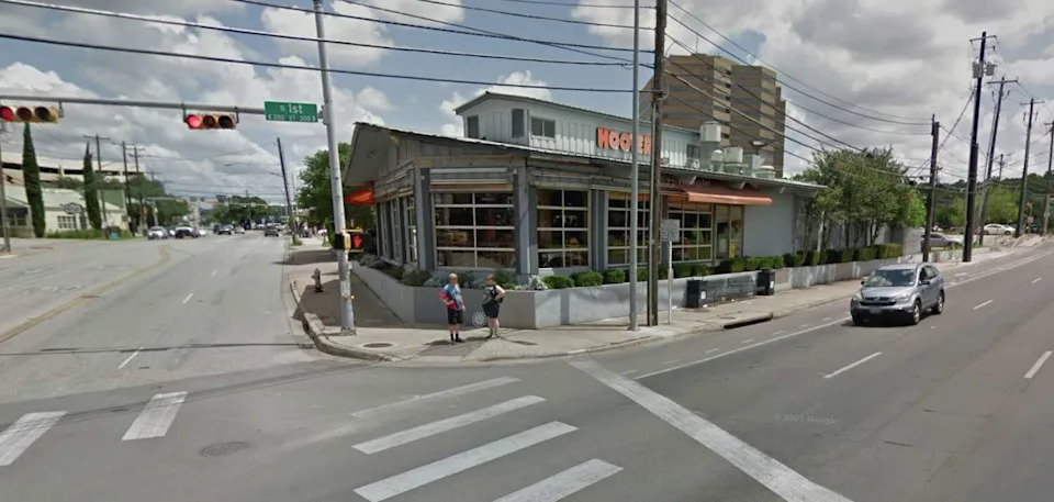 The former Hooters restaurant, located at 401 S. First St., Austin, TX 78704, was demolished in 2019 and replaced by a mixed-use high-rise. (Google Images)
