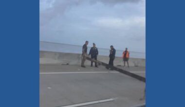 Traffic alert: TxDOT responding to large metal object on US 181 Causeway Bridge