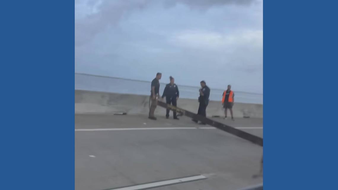 Traffic alert: TxDOT responding to large metal object on US 181 Causeway Bridge