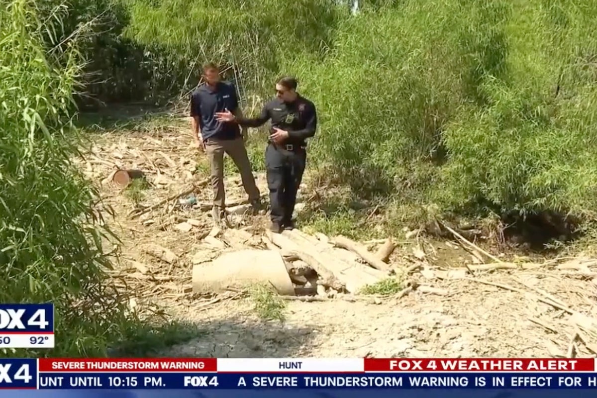 Homeless Texas woman saved days after she got stuck in mud and sewage at the bottom of a ravine