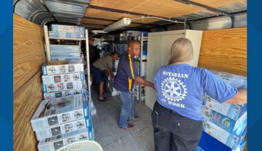 Central Texas Rotary Clubs donate hundreds of fans for residents in need
