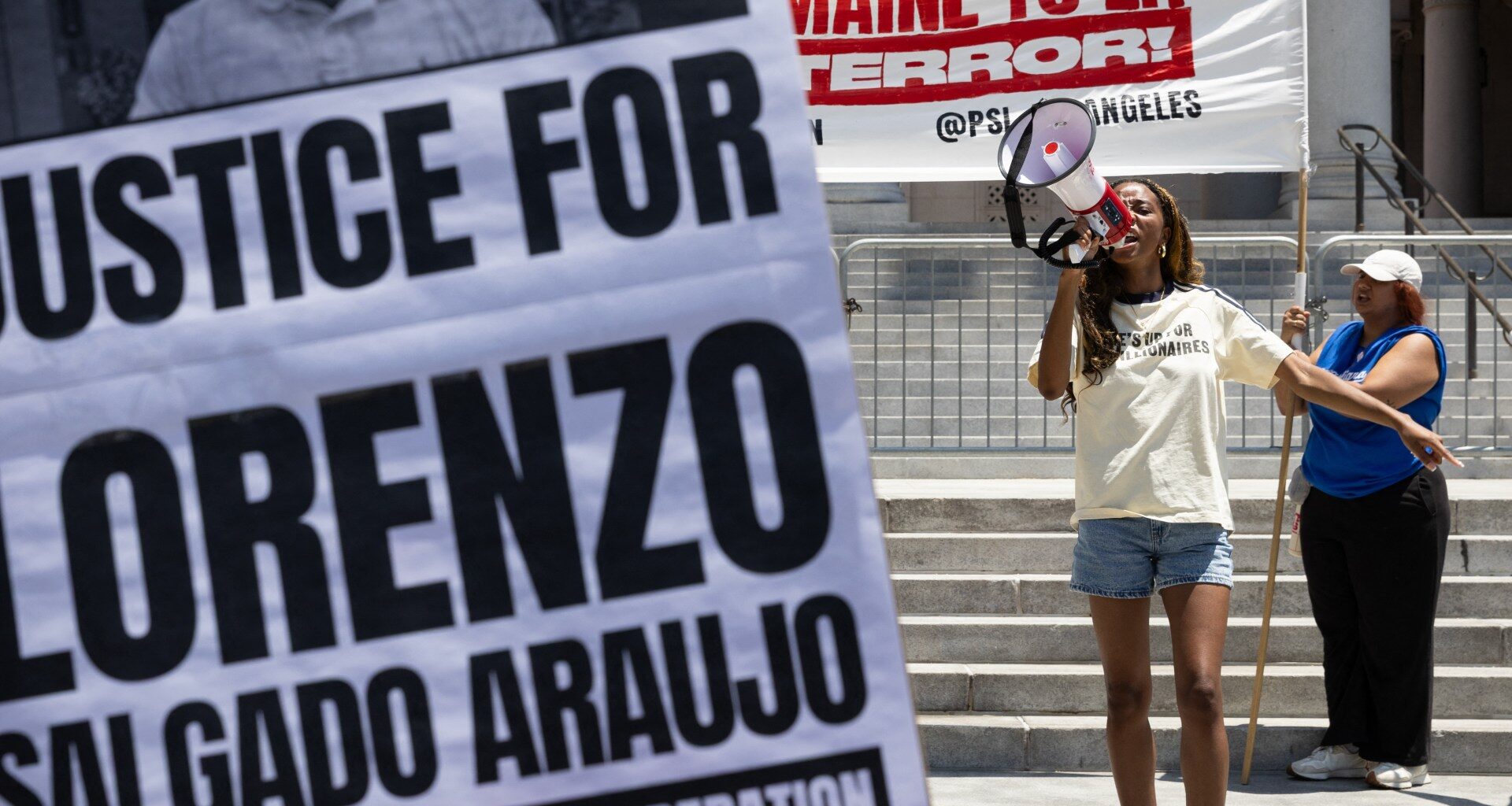 Protests continue in Houston over ICE killing of Lorenzo Salgado Araujo | News
