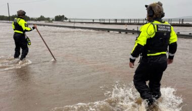 Dangerous heavy rain is hammering parts of Texas, raising flood risk in waterlogged region