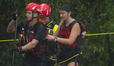 Texas flooding prompts dozens of rescues as torrential rain slams region
