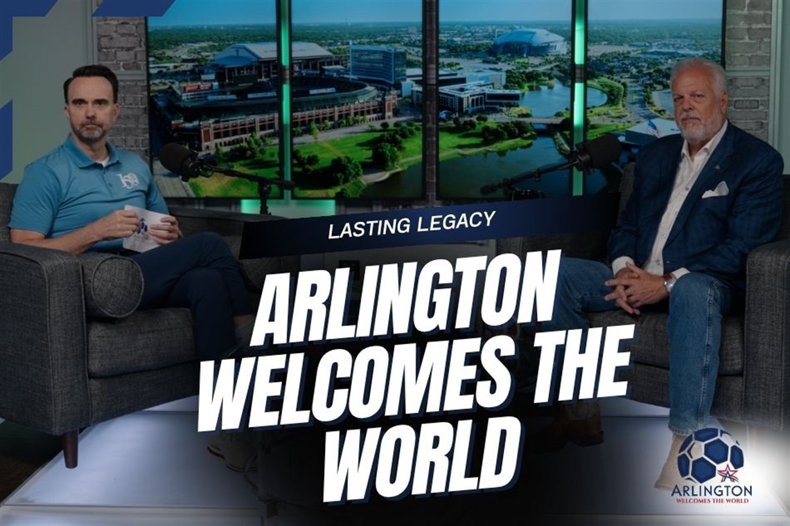 Promo graphic for Arlington Welcomes the World