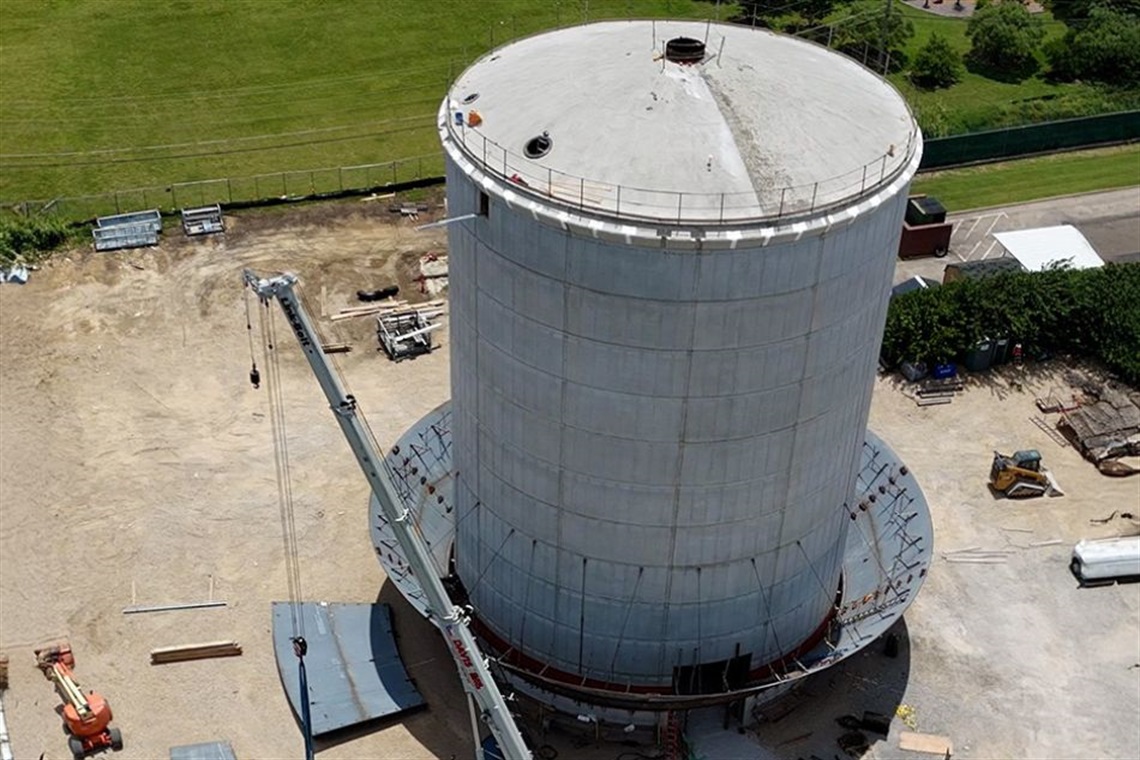 Arlington Water Utilities has started construction of a new water tower, or elevated storage tank, on City-owned land just east of the East Arlington Police Services Center, 2001 New York Ave. 